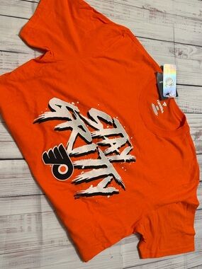 Flyers Orange Stay Gritty T-Shirt NWT